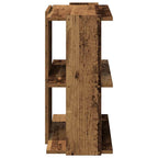 vidaXL Bücherregal 3 Böden Altholz-Optik 60x30x60 cm Holzwerkstoff