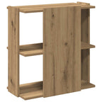 vidaXL Bücherregal 3 Böden Artisan-Eiche 60x30x60 cm Holzwerkstoff