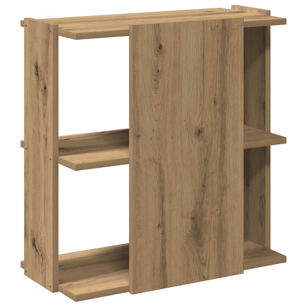 vidaXL Bücherregal 3 Böden Artisan-Eiche 60x30x60 cm Holzwerkstoff