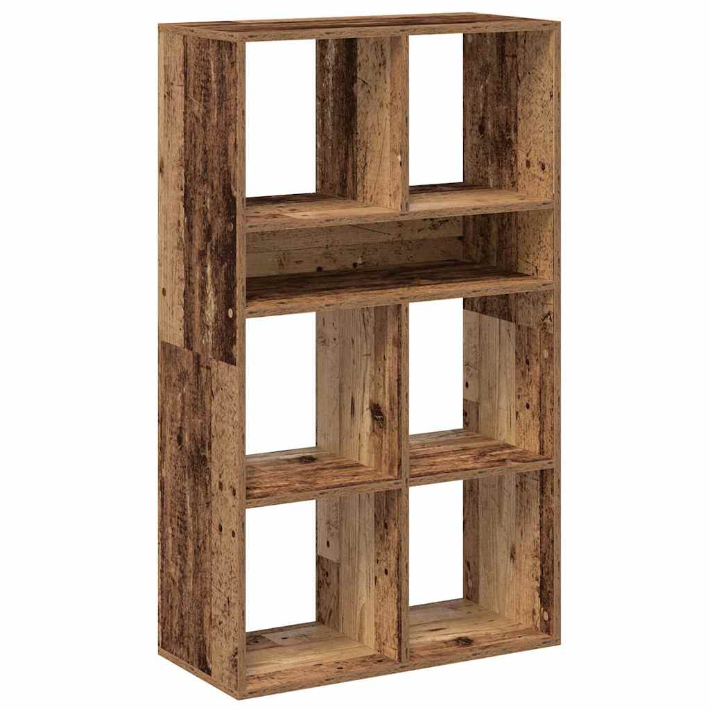 vidaXL Bücherregal Altholz-Optik 66x31x112 cm Holzwerkstoff