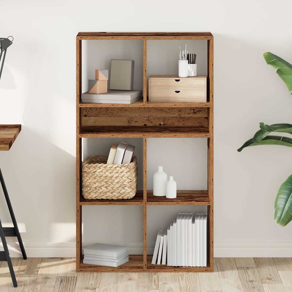 vidaXL Bücherregal Altholz-Optik 66x31x112 cm Holzwerkstoff