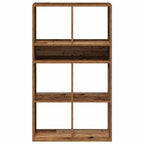 vidaXL Bücherregal Altholz-Optik 66x31x112 cm Holzwerkstoff