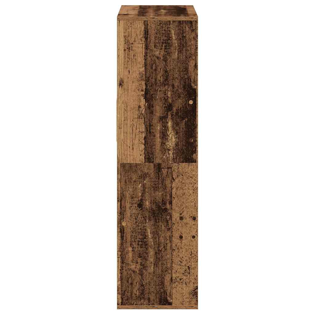 vidaXL Bücherregal Altholz-Optik 66x31x112 cm Holzwerkstoff