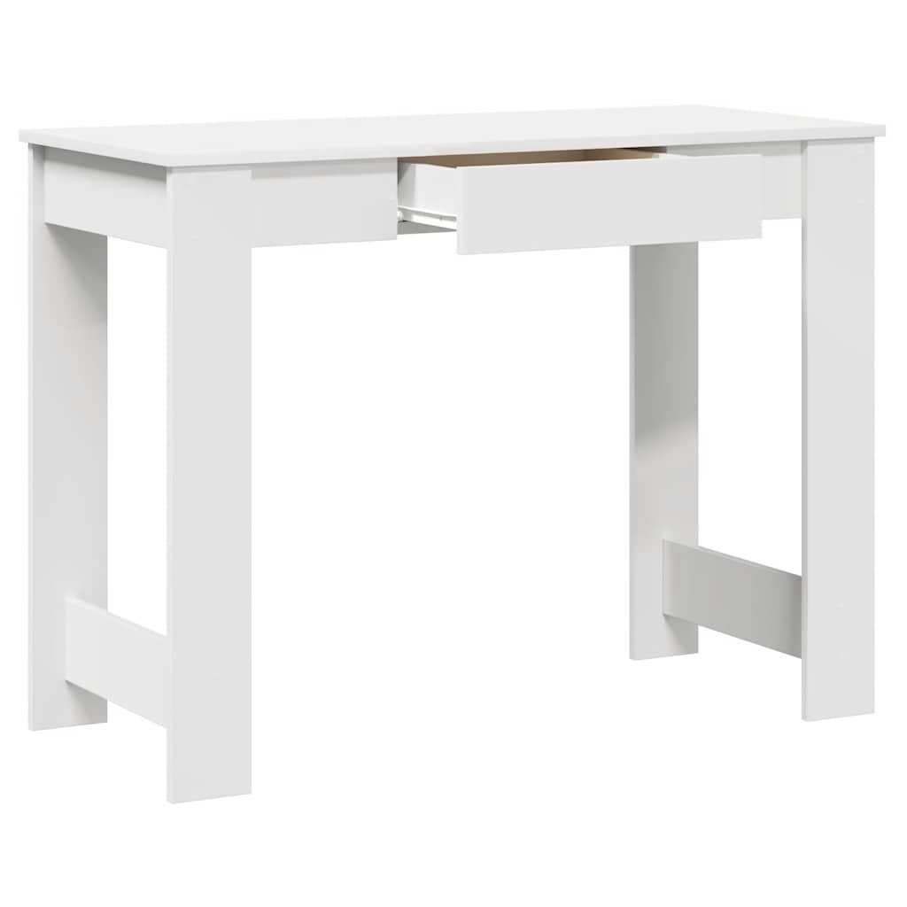vidaXL Schreibtisch Weiß 100x45x75 cm Holzwerkstoff