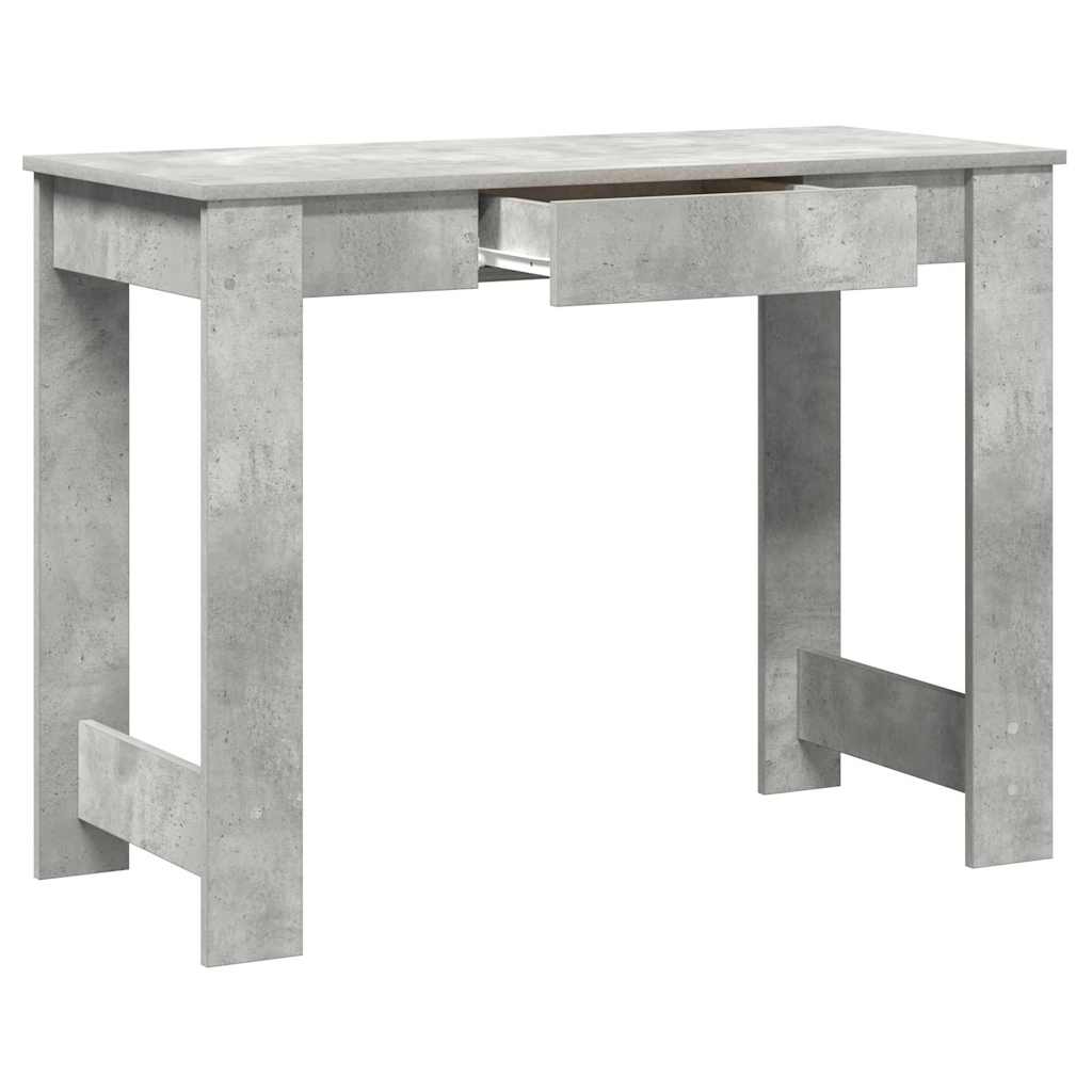 vidaXL Schreibtisch Betongrau 100x45x75 cm Holzwerkstoff
