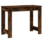 vidaXL Schreibtisch Räuchereiche 100x45x75 cm Holzwerkstoff