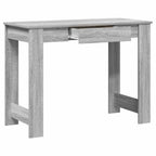 vidaXL Schreibtisch Grau Sonoma 100x45x75 cm Holzwerkstoff