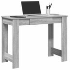 vidaXL Schreibtisch Grau Sonoma 100x45x75 cm Holzwerkstoff