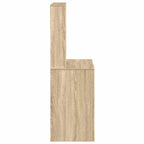vidaXL Schreibtisch mit Regal Sonoma-Eiche 100x45x140 cm Holzwerkstoff
