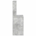 vidaXL Schreibtisch mit Regal Betongrau 100x45x140 cm Holzwerkstoff