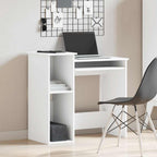 vidaXL Schreibtisch mit Regalen Weiß 84x40x78 cm Holzwerkstoff