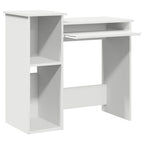 vidaXL Schreibtisch mit Regalen Weiß 84x40x78 cm Holzwerkstoff