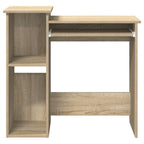 vidaXL Schreibtisch mit Regalen Sonoma-Eiche 84x40x78 cm Holzwerkstoff