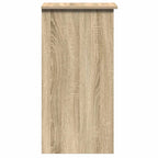 vidaXL Schreibtisch mit Regalen Sonoma-Eiche 84x40x78 cm Holzwerkstoff