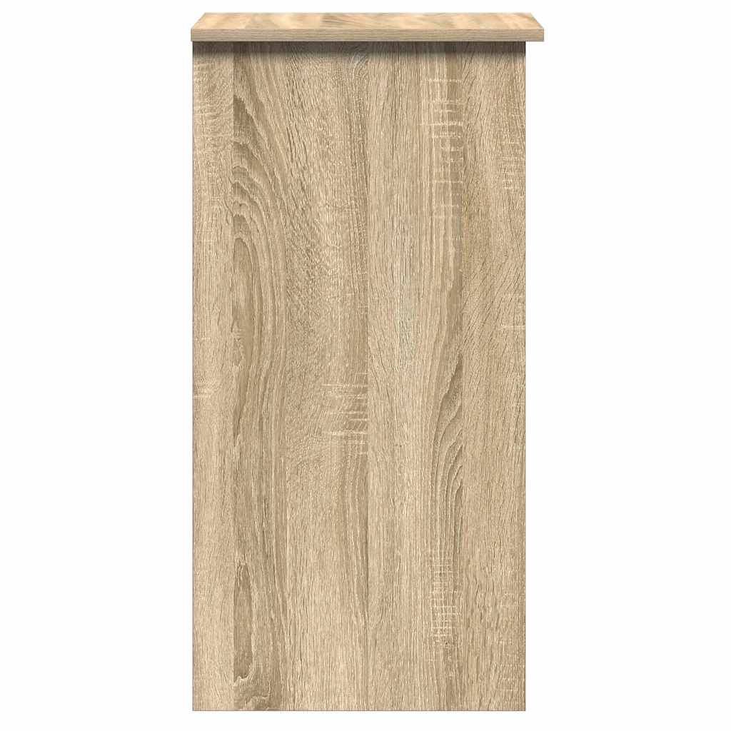 vidaXL Schreibtisch mit Regalen Sonoma-Eiche 84x40x78 cm Holzwerkstoff