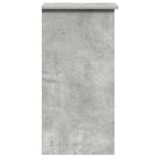 vidaXL Schreibtisch mit Regalen Betongrau 84x40x78 cm Holzwerkstoff