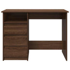 vidaXL Schreibtisch Braun Eichen-Optik 102x50x75 cm Holzwerkstoff