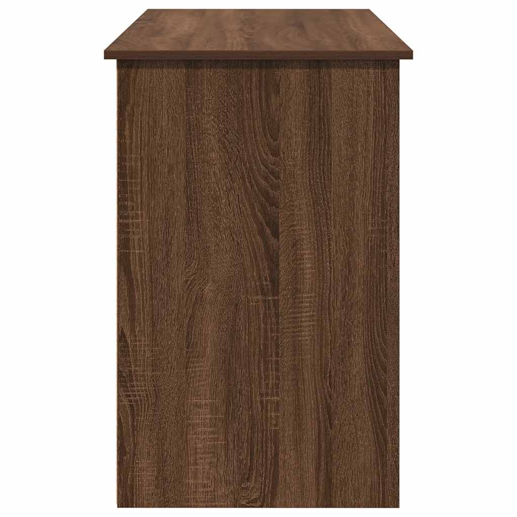 vidaXL Schreibtisch Braun Eichen-Optik 102x50x75 cm Holzwerkstoff