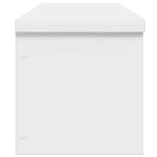 vidaXL Küchenregal Stapelbar Weiß 50x15x16 cm Holzwerkstoff