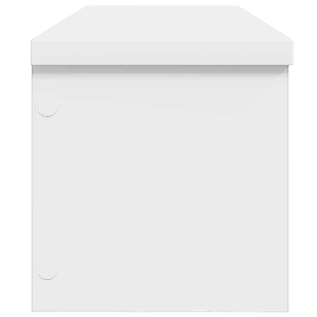 vidaXL Küchenregal Stapelbar Weiß 50x15x16 cm Holzwerkstoff