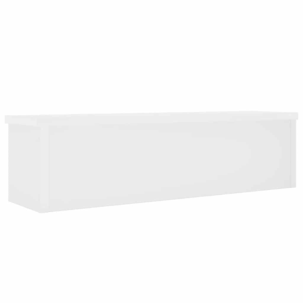 vidaXL Küchenregal Stapelbar Weiß 50x15x16 cm Holzwerkstoff