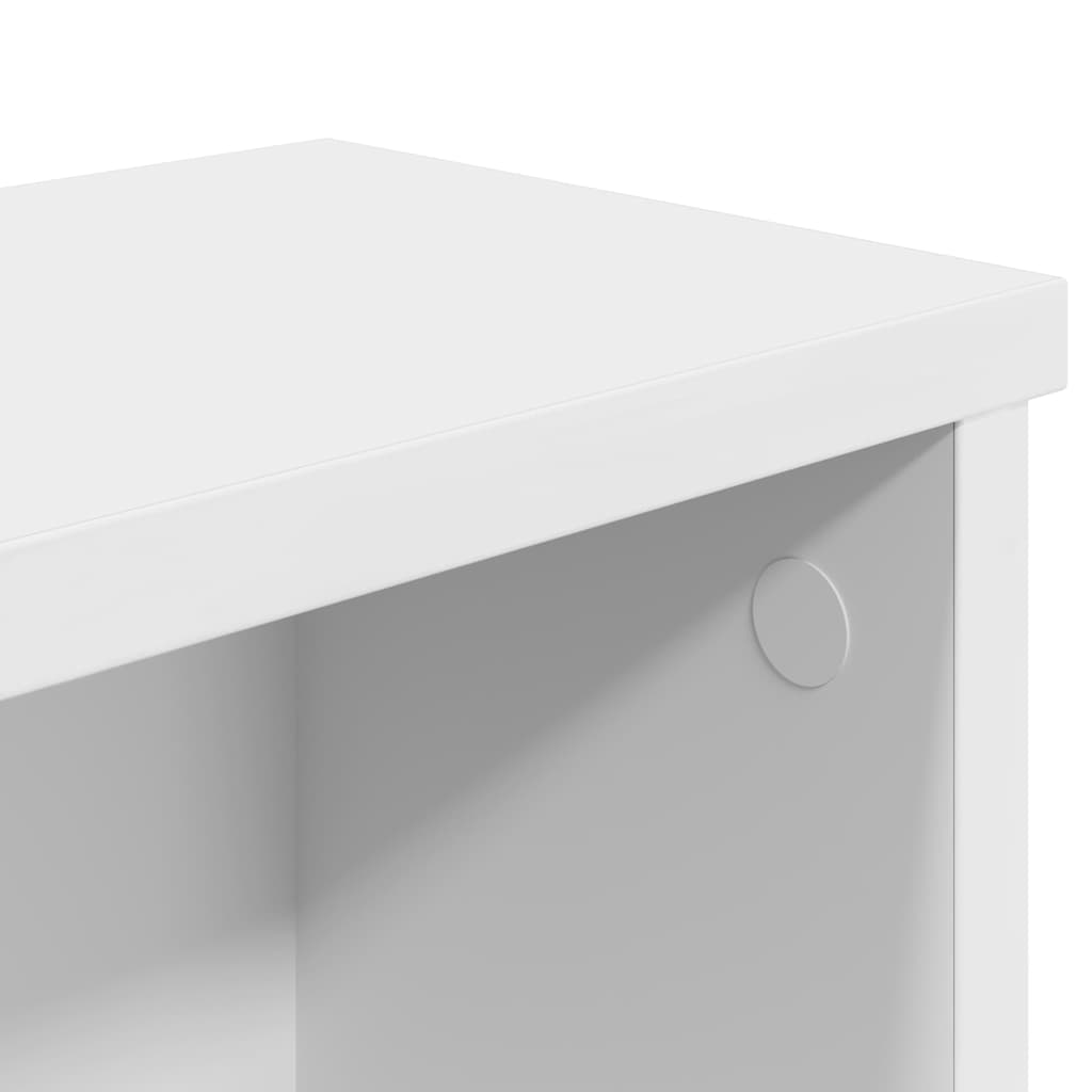 vidaXL Küchenregal Stapelbar Weiß 50x15x16 cm Holzwerkstoff