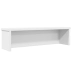 vidaXL Küchenregale Stapelbar 2 Stk. Weiß 50x15x16 cm