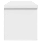 vidaXL Küchenregale Stapelbar 2 Stk. Weiß 50x15x16 cm