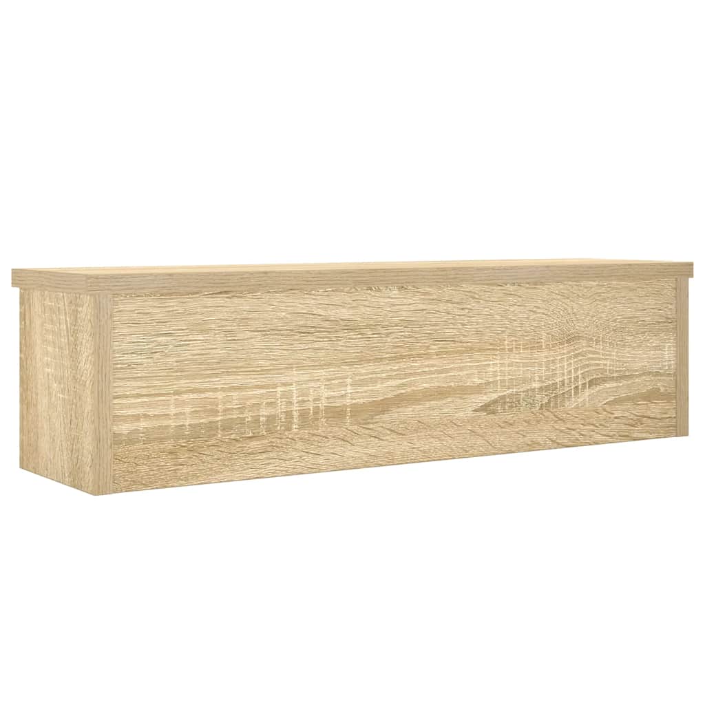 vidaXL Küchenregal Stapelbar Sonoma-Eiche 50x15x16 cm Holzwerkstoff