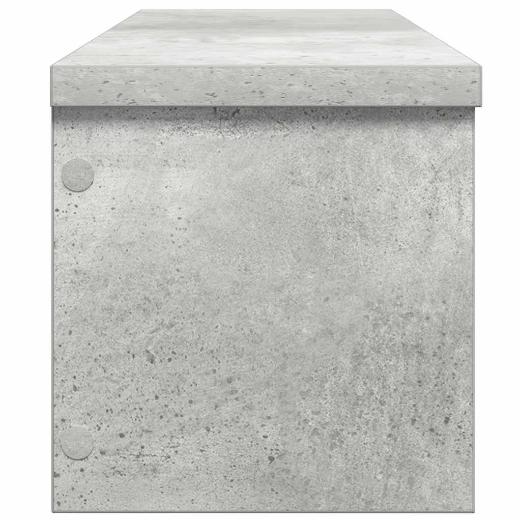 vidaXL Küchenregal Stapelbar Betongrau 50x15x16 cm Holzwerkstoff
