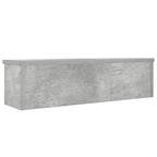 vidaXL Küchenregal Stapelbar Betongrau 50x15x16 cm Holzwerkstoff
