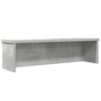 vidaXL Küchenregale Stapelbar 2 Stk. Betongrau 50x15x16 cm