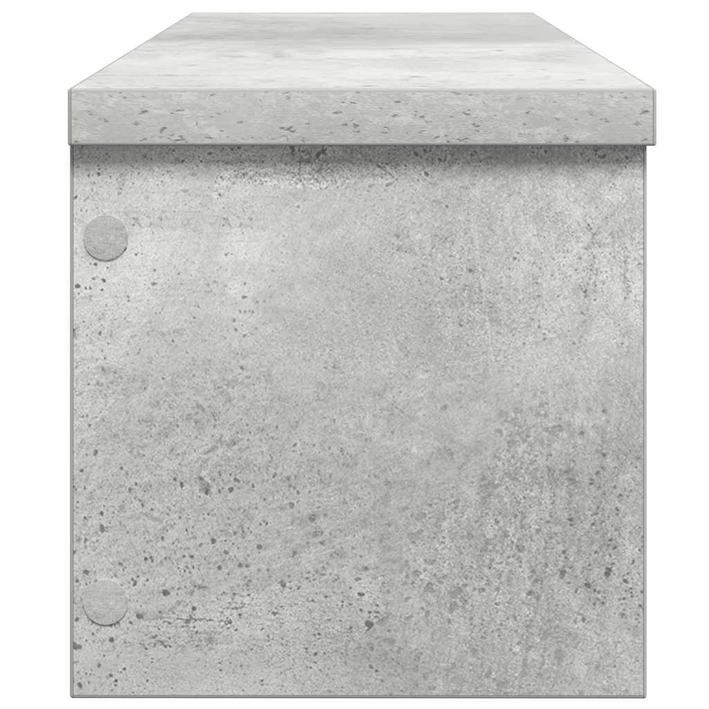 vidaXL Küchenregale Stapelbar 2 Stk. Betongrau 50x15x16 cm