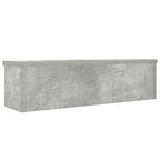 vidaXL Küchenregale Stapelbar 2 Stk. Betongrau 50x15x16 cm