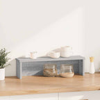 vidaXL Küchenregal Stapelbar Grau Sonoma 50x15x16 cm Holzwerkstoff