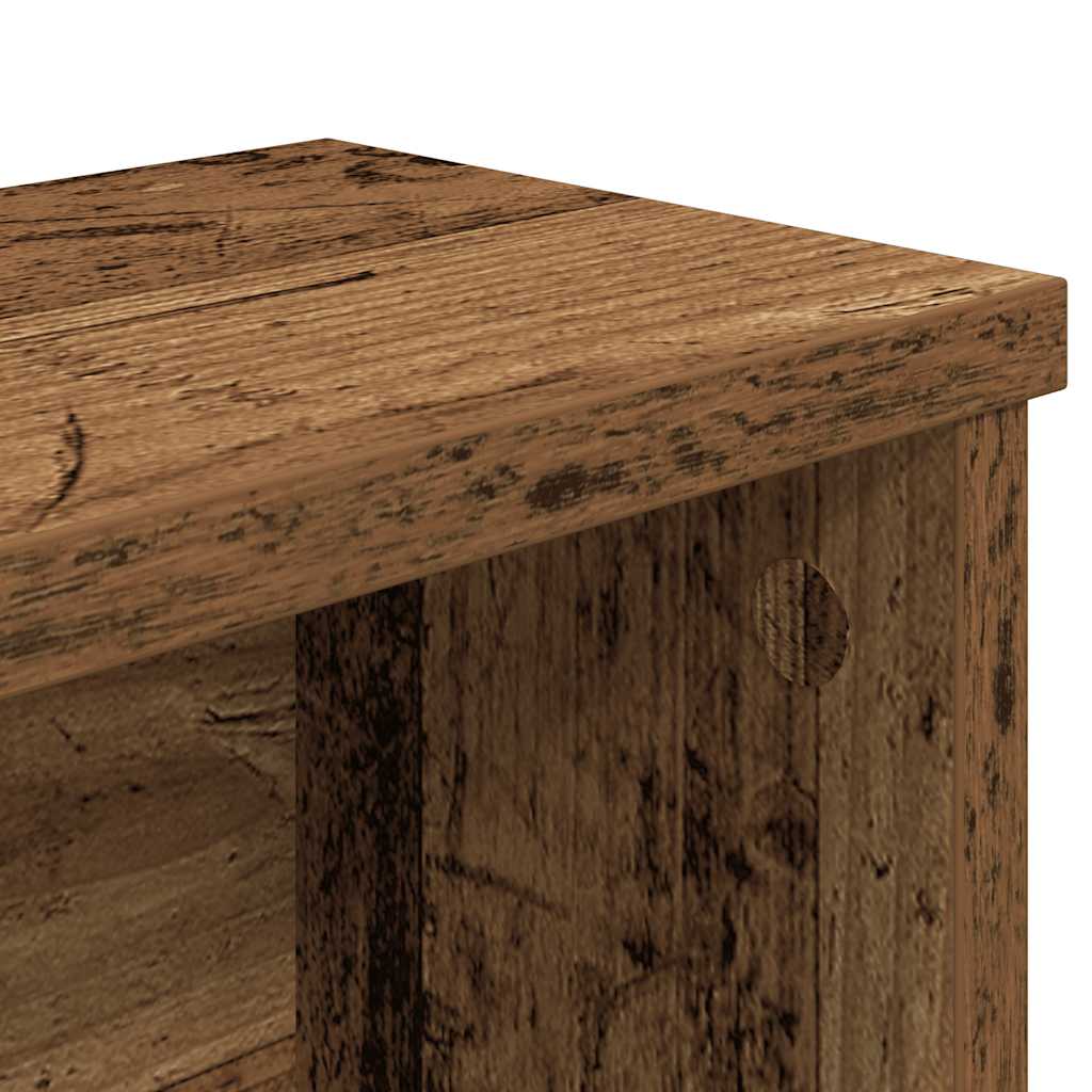 vidaXL Küchenregal Stapelbar Altholz-Optik 50x15x16 cm Holzwerkstoff