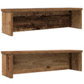 vidaXL Küchenregale Stapelbar 2 Stk. Altholz-Optik 50x15x16 cm