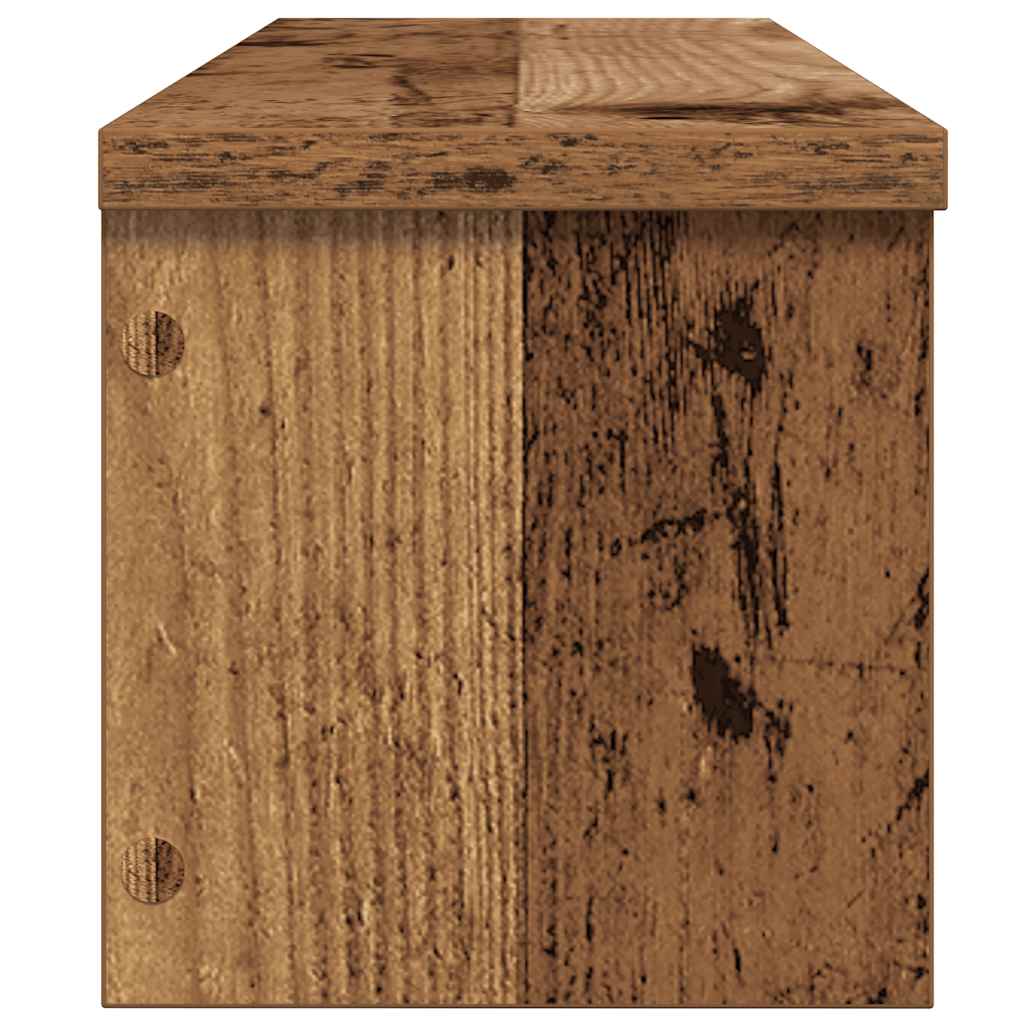 vidaXL Küchenregale Stapelbar 2 Stk. Altholz-Optik 50x15x16 cm