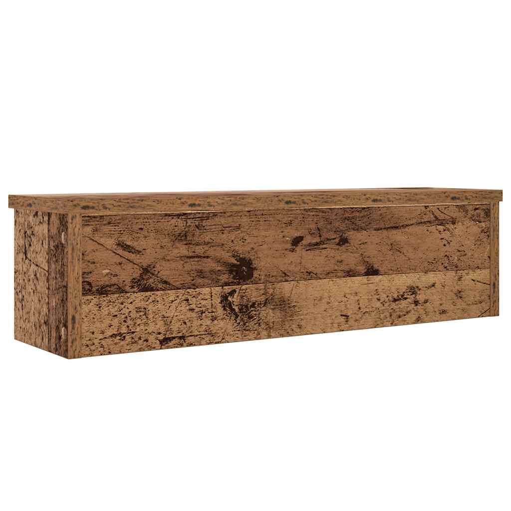 vidaXL Küchenregale Stapelbar 2 Stk. Altholz-Optik 50x15x16 cm