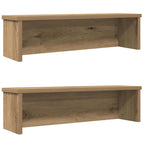 vidaXL Küchenregale Stapelbar 2 Stk. Artisan-Eiche 50x15x16 cm