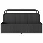 vidaXL Pool Aufbewahrungsbehälter Schwarz 110x100x57 cm Poly Rattan