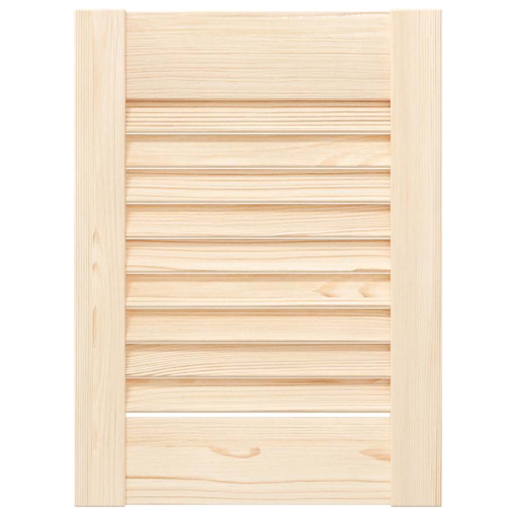 vidaXL Schranktür Lamellen-Design 39,5x29,5 cm Massivholz Kiefer