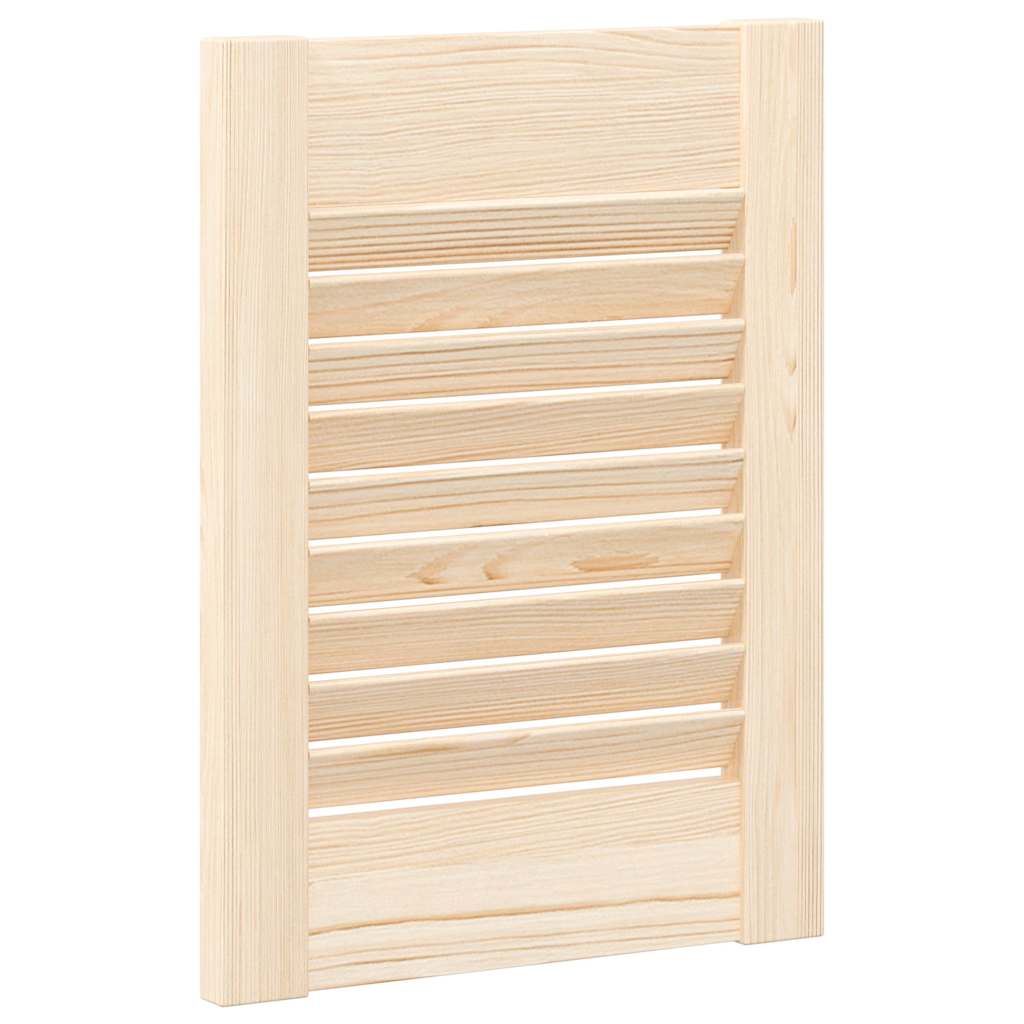 vidaXL Schranktür Lamellen-Design 39,5x29,5 cm Massivholz Kiefer
