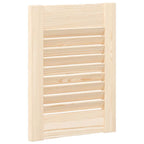 vidaXL Schranktür Lamellen-Design 39,5x29,5 cm Massivholz Kiefer