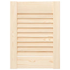 vidaXL Schranktüren Lamellen-Design 4 Stk. 39,5x29,5cm Massivholz