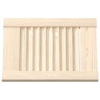 vidaXL Schranktüren Lamellen-Design 4 Stk. 39,5x29,5cm Massivholz