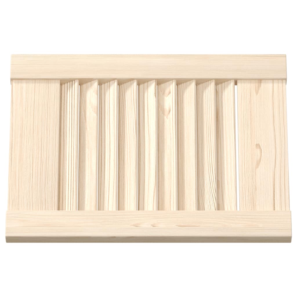 vidaXL Schranktüren Lamellen-Design 4 Stk. 39,5x29,5cm Massivholz