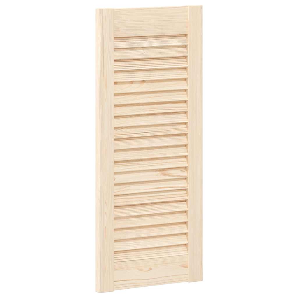 vidaXL Schranktüren Lamellen-Design 2 Stk. 69x29,5cm Massivholz Kiefer
