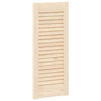 vidaXL Schranktüren Lamellen-Design 2 Stk. 69x29,5cm Massivholz Kiefer