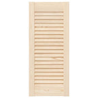 vidaXL Schranktüren Lamellen-Design 2 Stk. 69x29,5cm Massivholz Kiefer